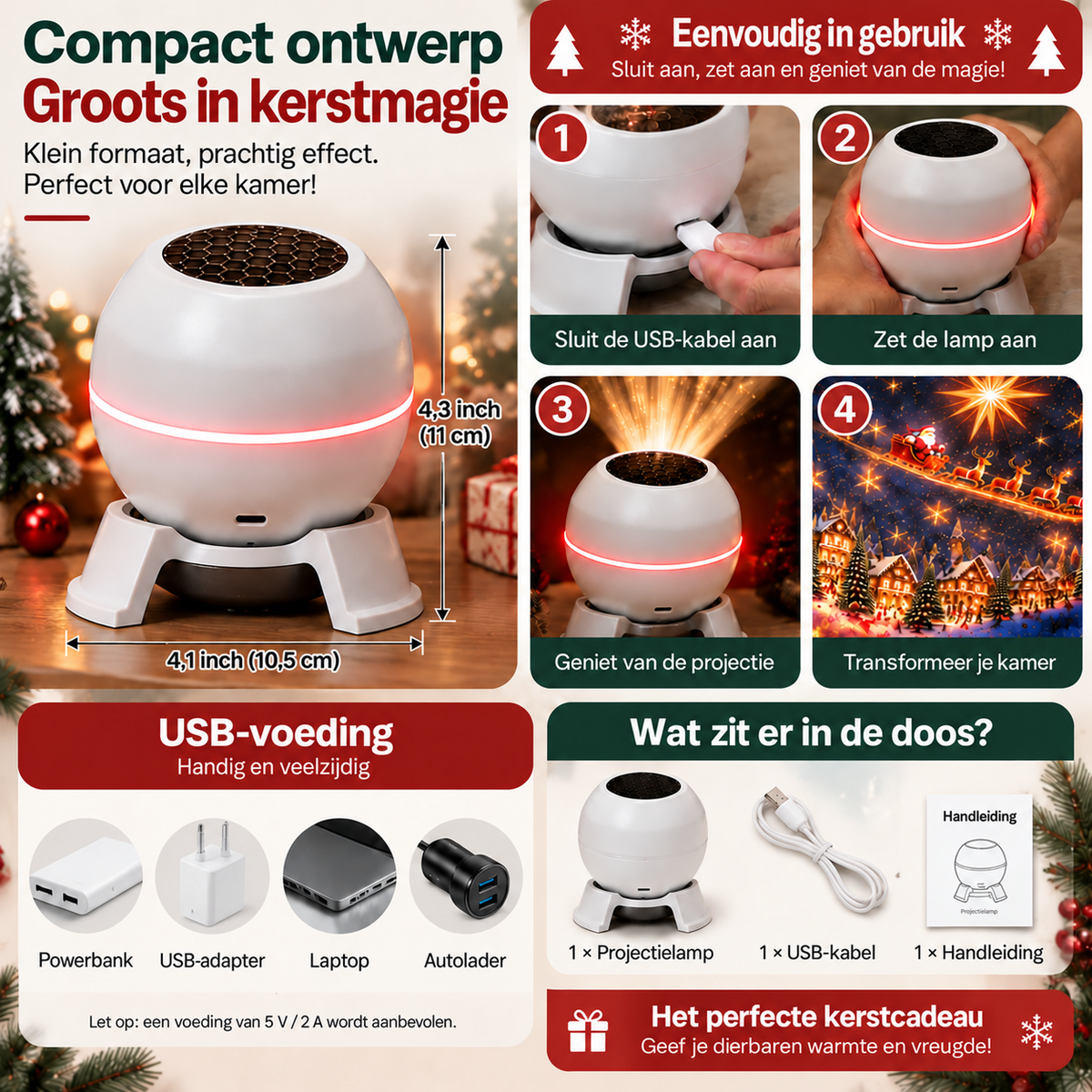 Officiële winkel |🎁🎁🎁 SCNDR® slimme holografische projector (HD Smart Dynamic 5D)
