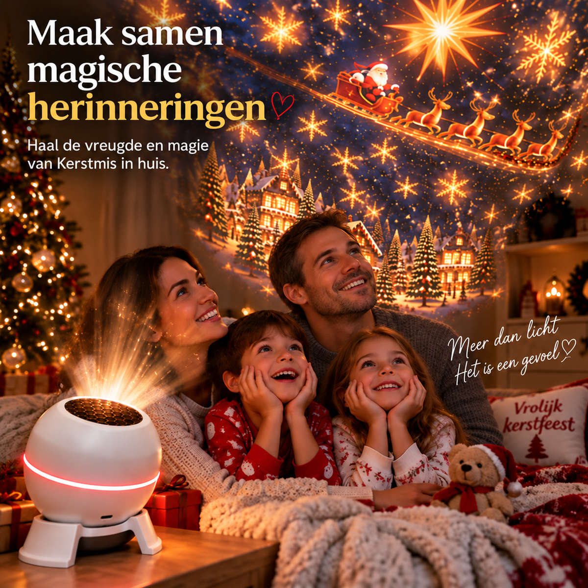 Officiële winkel |🎁🎁🎁 SCNDR® slimme holografische projector (HD Smart Dynamic 5D)