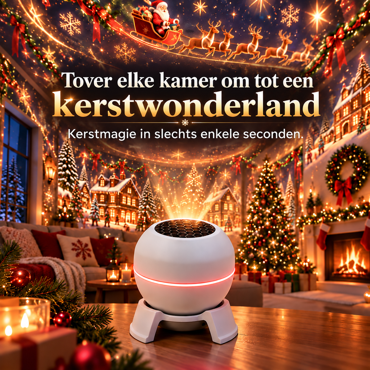 Officiële winkel |🎁🎁🎁 SCNDR® slimme holografische projector (HD Smart Dynamic 5D)