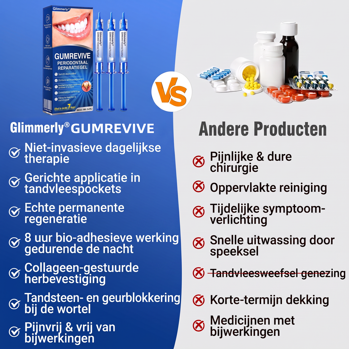 Glimmerly® 🎋🌳GUMREVIVE PERIODONTAAL REPARATIEGEL