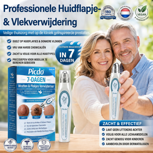 Officiële merk winkel |🔥𝐏i𝐜𝐝o® 7-DAGEN Wratten & Plekjes Verwijderaar (Pijnloos, littekenvrij rollerbal-applicator)💎