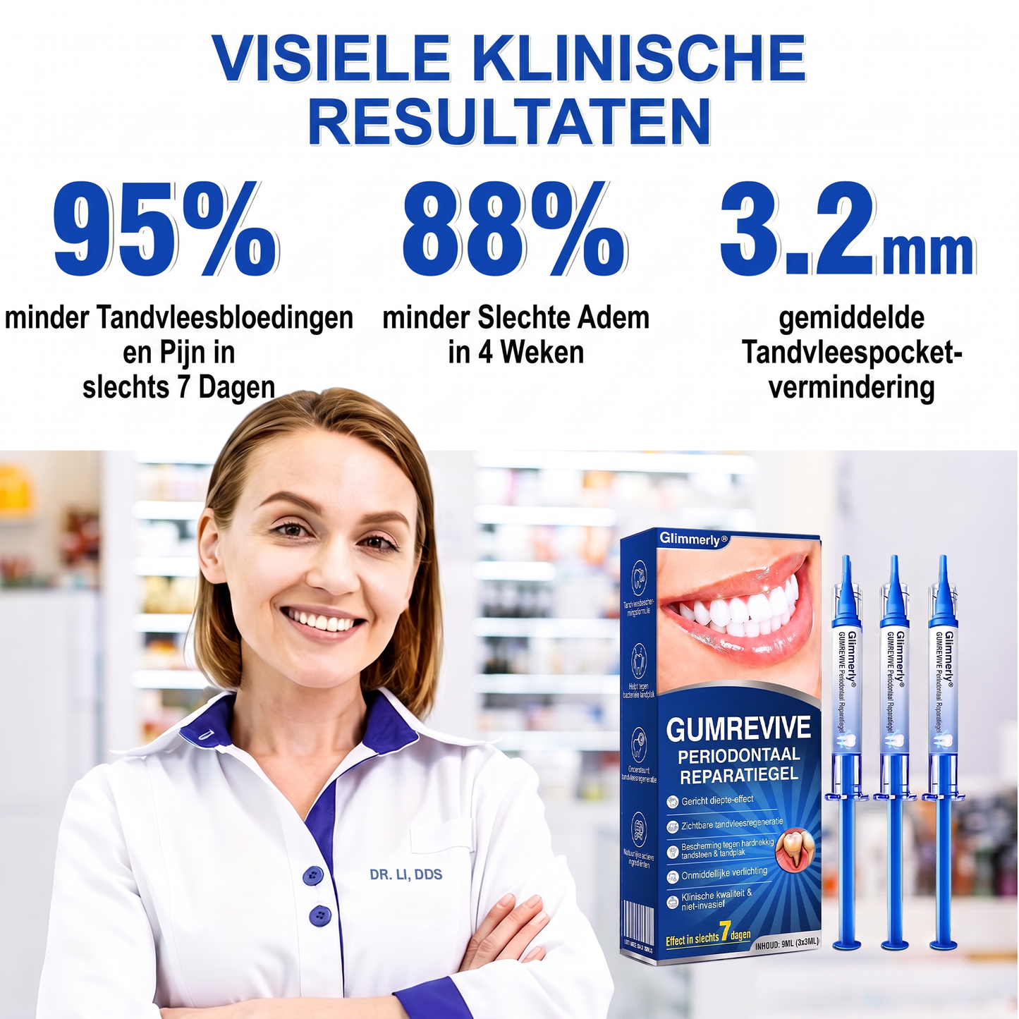 Glimmerly® 🎋🌳GUMREVIVE PERIODONTAAL REPARATIEGEL