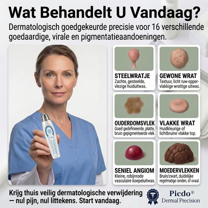 Officiële merk winkel |🔥𝐏i𝐜𝐝o® 7-DAGEN Wratten & Plekjes Verwijderaar (Pijnloos, littekenvrij rollerbal-applicator)💎
